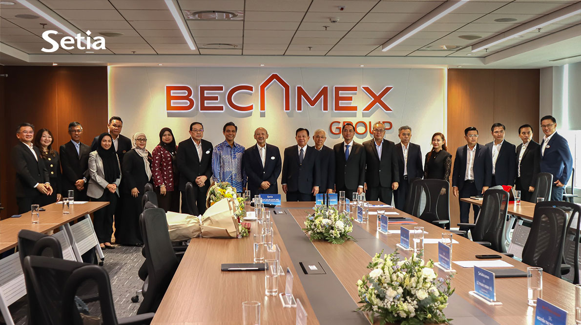 LỄ KÝ KẾT HỢP TÁC CHIẾN LƯỢC GIỮA TẬP ĐOÀN BECAMEX VÀ S P SETIA BERHAD